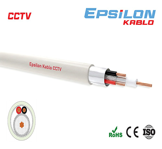 CCTV Kamera Kabloları 1 + 2 x 0,50