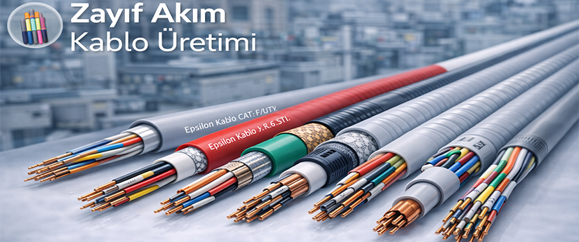 Zayıf Akım Kablo Üretimi